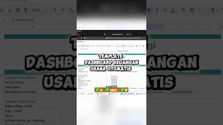 Template Laporan Cashflow Usaha Otomatis dengan Filter di Google Spreadsheet