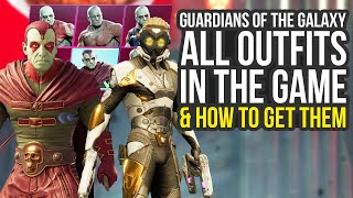 All 40 Outfit Locations In Guardians Of The Galaxy Game (Guardians Of The Galaxy Game All Outfits)