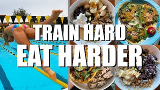 WHAT WE EAT IN A DAY - our diet and nutrition while training for a half-Ironman triathlon