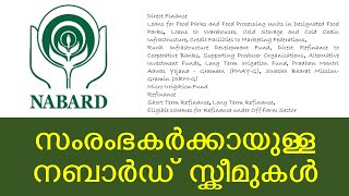 സംരംഭകർക്കായുള്ള നബാർഡ് സ്കീമുകൾ | Nabard Schemes Kerala | business idea | loans subsidy agriculture