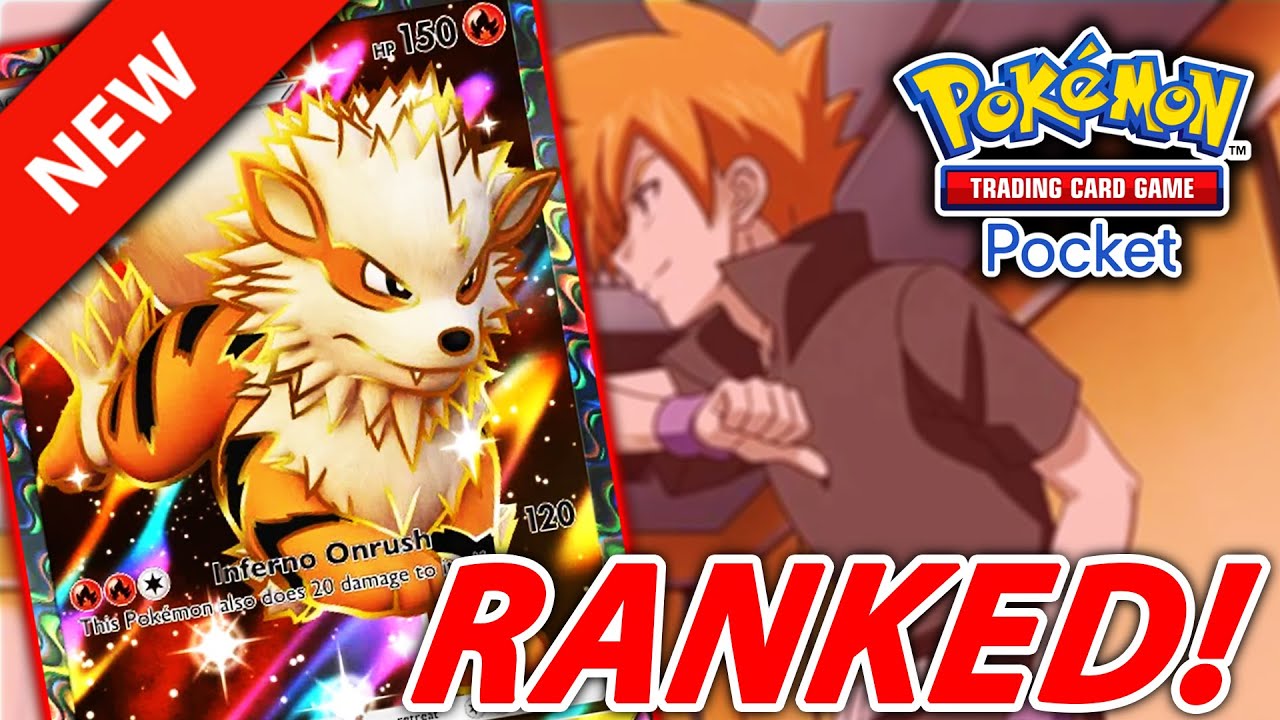 Будет ли колода Блю «Арканайн» доминировать в рейтинговых играх?! | Pokemon TCG Pocket