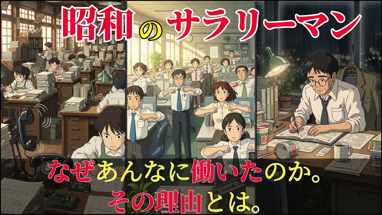 昭和のサラリーマンは、なぜあの毎日を続けられたのでしょうか。
