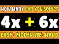 Math Quiz: Simplify Algebraic Expressions 🧮