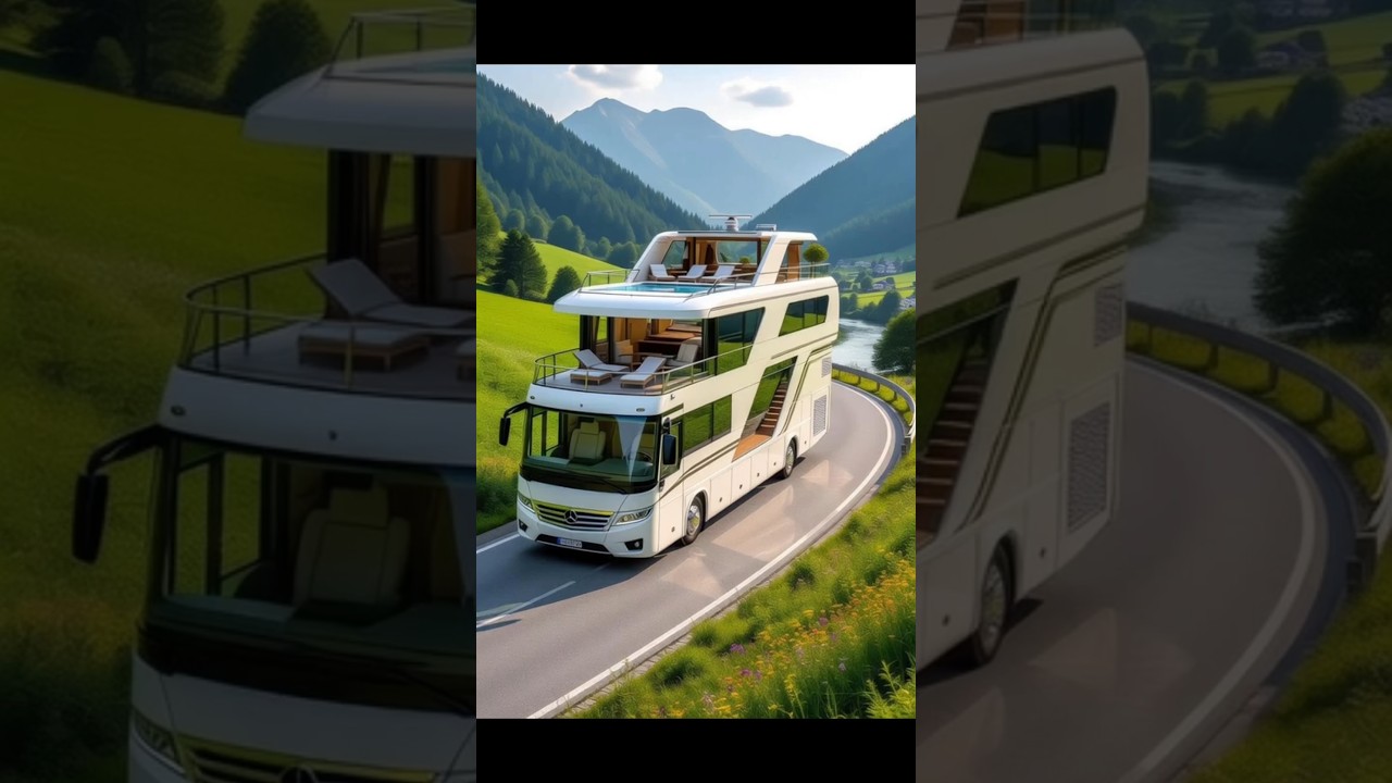 Next-Gen Luxury RV | Triple-DeckerHome on Wheels | Al Generated