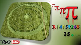 Círculo na Plantação (Inglaterra)  Número Pi  Crop Circle (Agroglifo)