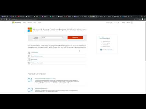 How to connect vb6.0 to ms access 2010 - 2019
