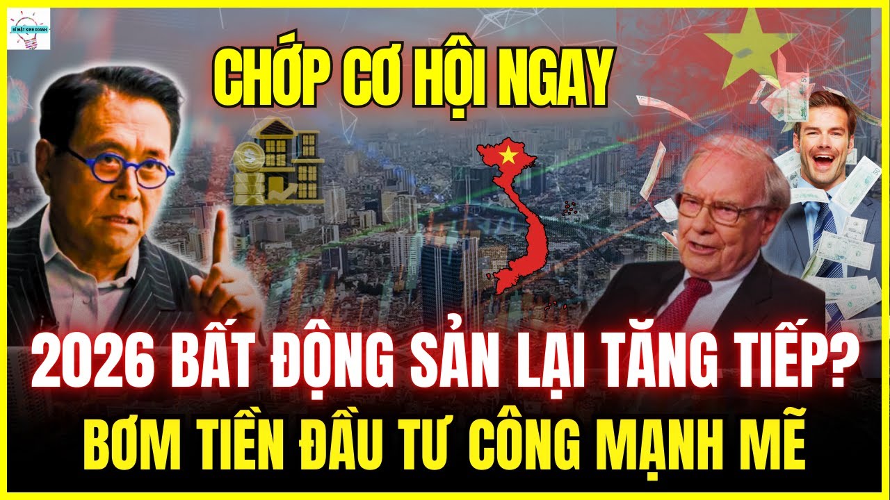Năm 2026 Bất Động Sản Lại Tăng Tiếp? Hàng Loạt Dự Án Được Kích Hoạt. Đầu Tư Vào Đâu Là Ngon Luôn?