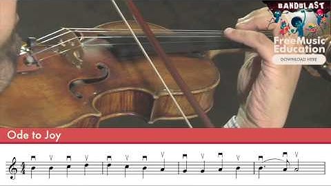 BandBlast Violin Lesson 24 - Ode To Joy