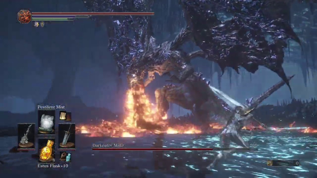 DARK SOULS 3 Easy Way to Kill Darkeater Midir - YouTube