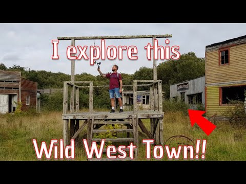 I explore an abandoned Wild West Town in the UK!! - YouTube