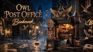 [Rocoxia] Owl Post Office Book Nook Magical Wizard Alley DIY Miniature Kit | Full Assembly Tutorial Guide