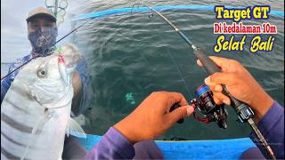🎣 FISHING FOR GT FISH!! At a depth of 10 m at the Pecemengan Spot in Banyuwangi