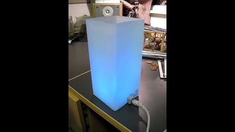 Built Arduino Mood Lamp Version1