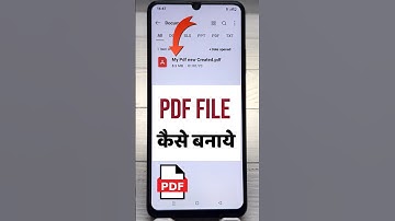 How to create pdf file in mobile  || Mobile Se PDF File Kaise Banaye