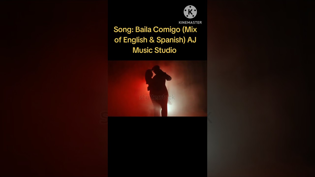 Baila Comigo | AJ Music Studio| English Spanish Mix Song 