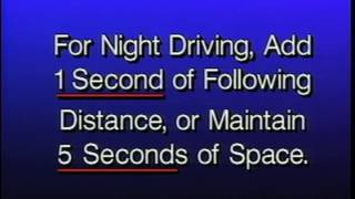 Safe Following Distance