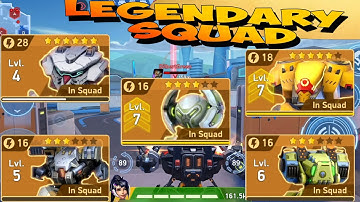 Mech Arena - Gameplay Walkthrough - Legendary Squad🔥🔥(iOS,Android)