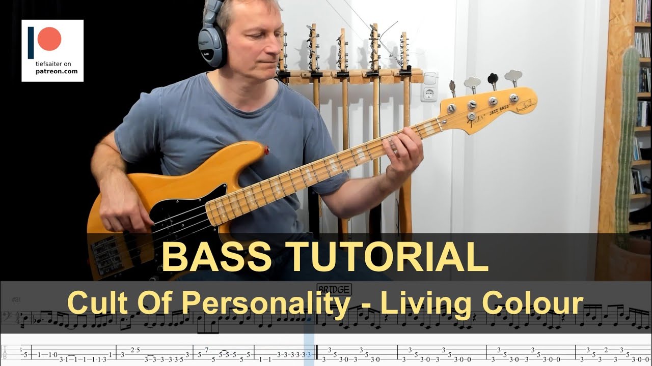Cult Of Personality Living Colour Bass Tutorial (Sheet + TABs