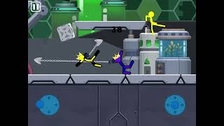 I played a stickman fighting game | 2 player