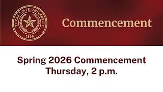 Spring 2026: 2pm Thursday, May 14 Profile