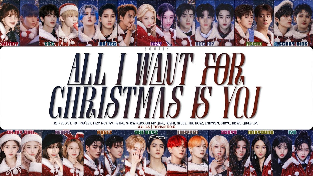 SBS GAYO DAEJEON 2021 - ALL I WANT FOR CHRISTMAS IS YOU (ПЕРЕВОД | COLOR CODED LYRICS)