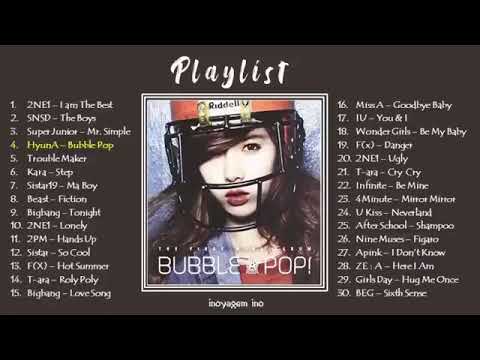KPOP Nhạc Hàn Quốc PLAYLIST 2NE1 BIG BANG SNSD SUPER JUNIOR MISS A 2PM WONDER GIRLS