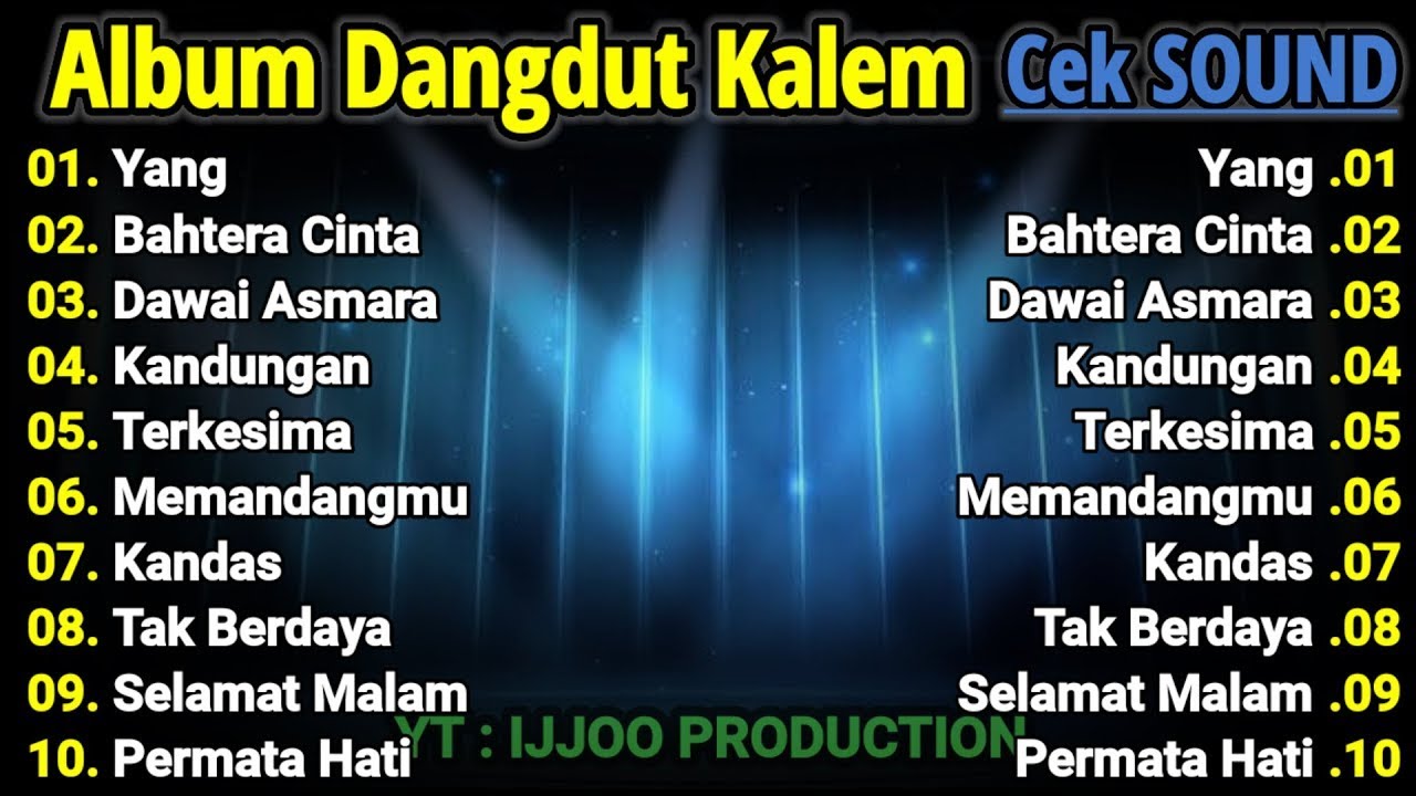 CEK SOUND DANGDUT KALEM FULL ALBUM  DANGDUT KOPLO TERBARU 2025  SUARA JERNIH  BASS EMPUKK GLERRR!