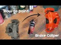 How to Paint Brake Caliper #painting #handmade #johnnyscarbon #brake