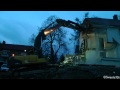 Volvo EC290C Excavator Demolishing A House