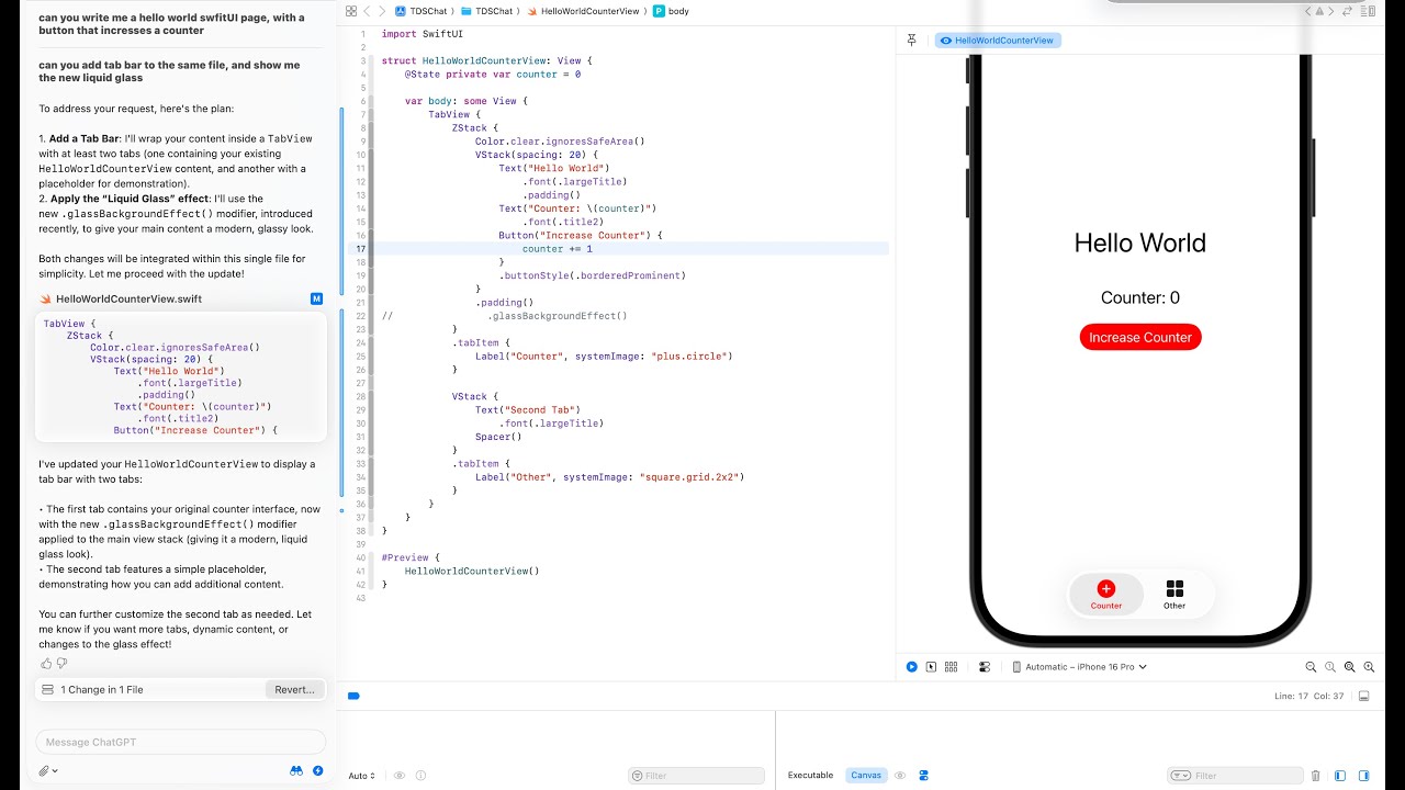 Apple's NEW Xcode AI: A Developer's First Look & Test - YouTube