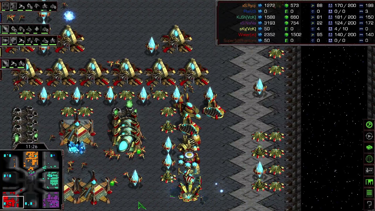 SCD - (2) 2v2 SCD PPvPP Games - Starcraft Casty Cast! Ryoji Nana Kush Water Celtics Dinko