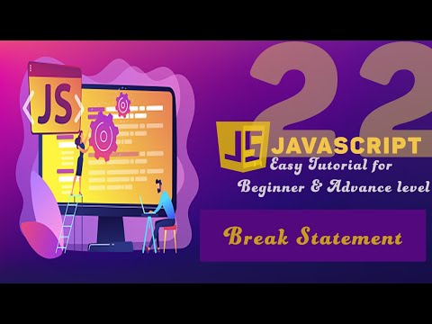JavaScript Tutorial in Hindi / Urdu part 22 JavaScript For Break Statement