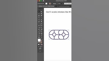 Don’t scale stroke like this - Adobe illustrator Tips