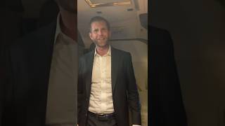 Eric Trump gives a tour of Trump Force One ✨❤️
