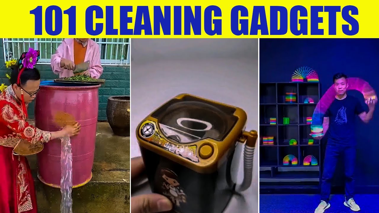 101 Life Style Cleaning TikTok Gadgets 😍 Home Cleaning Inventions