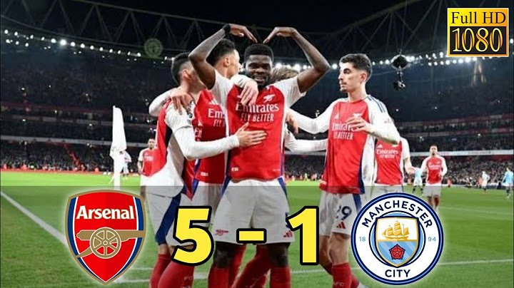 Arsenal vs Manchester City 5-1 II Highlights & Goals II Premier League 2025