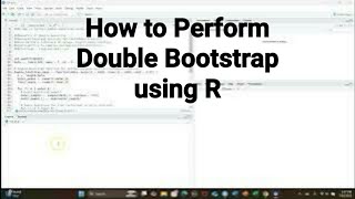 How to Perform Double Bootstrap using R #r #resampling #bootstrap #doublebootstrap
