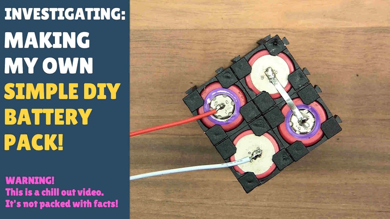 Making My Own DIY Battery Pack - Lithium 18650 with Tabbing Wire