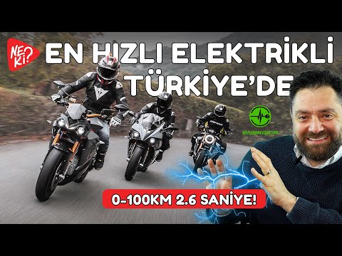 0-100 2.6 SANİYE! | Dünyanın En Hızlı Elektrikli Motosikleti Türkiye'de | Energica