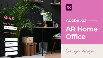 AR Augmented Reality Home Office Concept Design