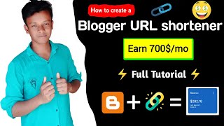 How to Make a Url shortener Website in Blogger for Free Ean 700$ 🤑| Url Shortener Script for Blogger screenshot 3