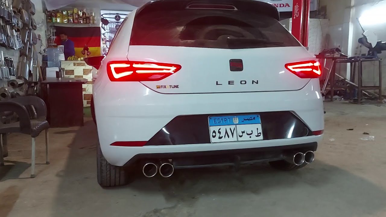 SEAT LEON Exhaust System Sound - YouTube