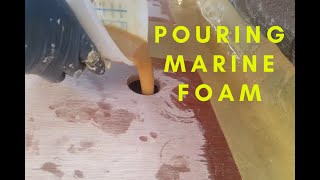 Boat Transom and Floor Rebuild - Installing Marine Foam (2 of 2) - Part 57