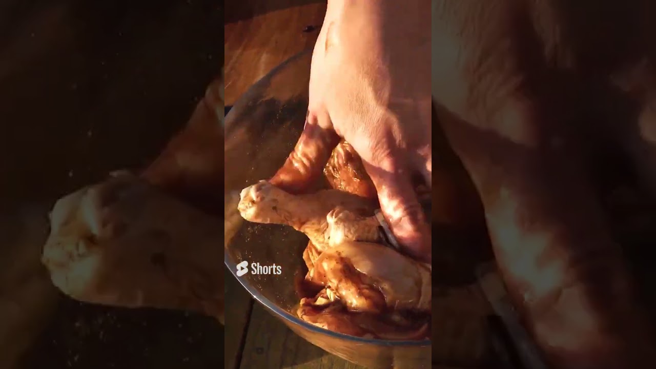 Куриные ножки жареные на садже. 