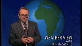 BBC2 Continuity into Weather View 1992