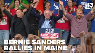 Bernie Sanders rallies in Portland, backs Troy Jackson and Graham Platner