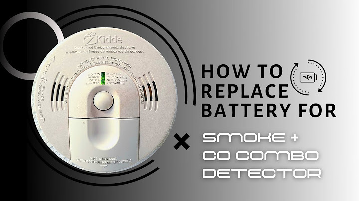 How to reset a smoke alarm after changing the battery