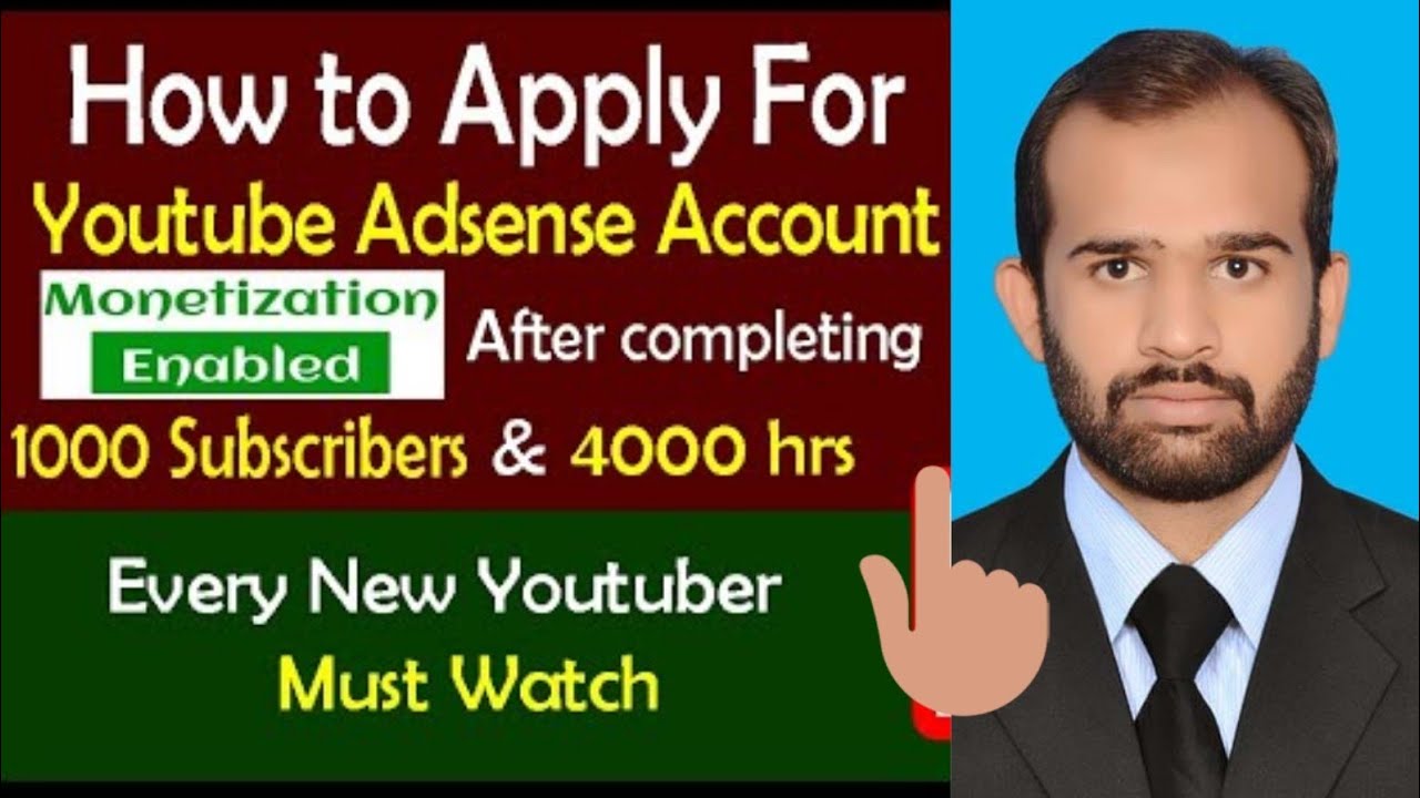 How to Create an Adsense Account for Youtube Channl | Link Adsense | On ...