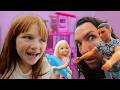 SNEAKiNG to our BARBiE CiTY!!  Playing inside the Portal House just don