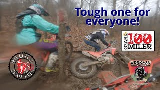 2025 Ozark 100 Miler, brutal conditions! My first attempt at narrating #dirtbike #singletrack
